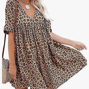 Leopard print dress size medium